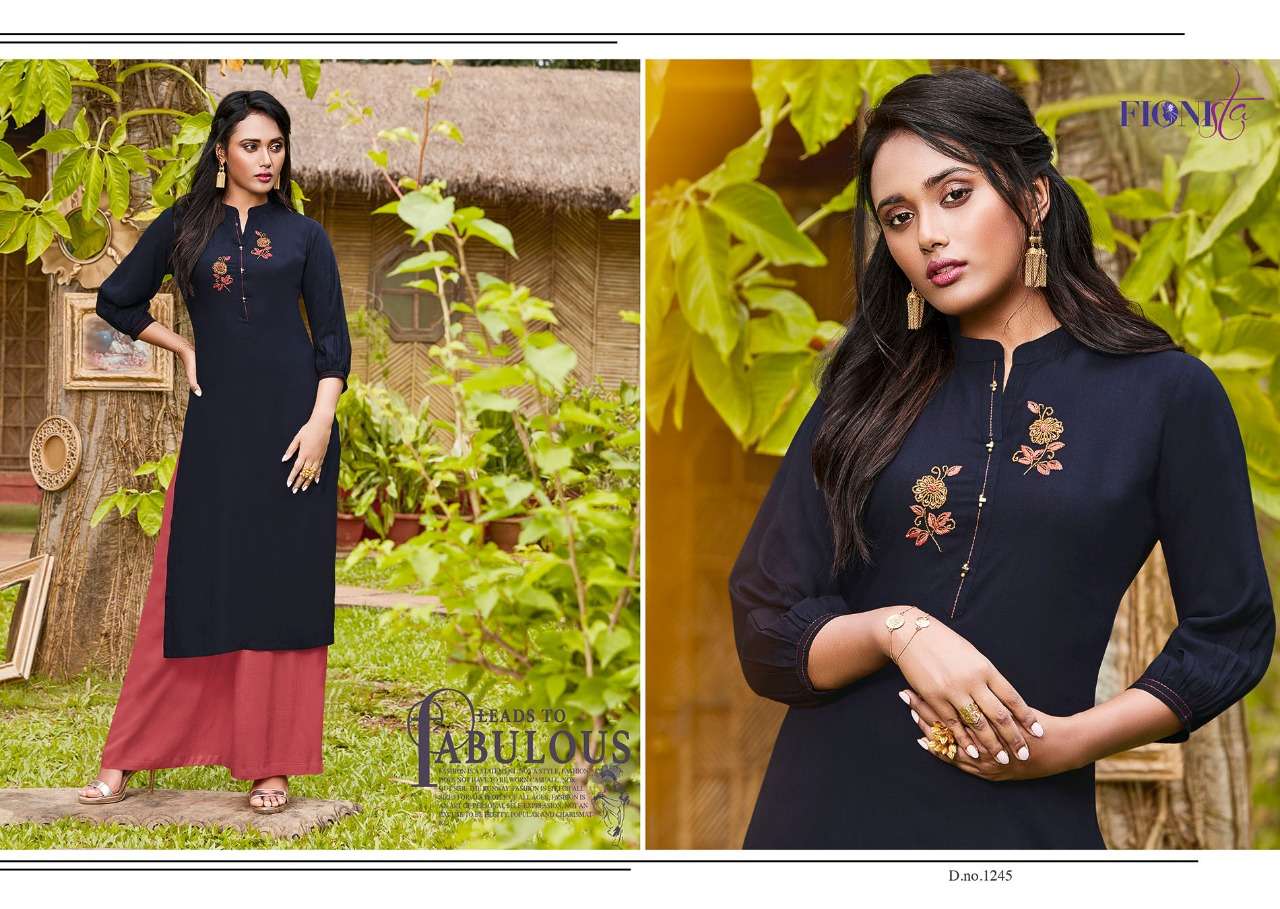 MANTRA BY FIONISTA 1241 TO 1247 SERIES BEAUTIFUL COLORFUL STYLISH FANCY CASUAL WEAR & ETHNIC WEAR & READY TO WEAR HEAVY RAYON SLUB KURTIS AT WHOLESALE PRICE