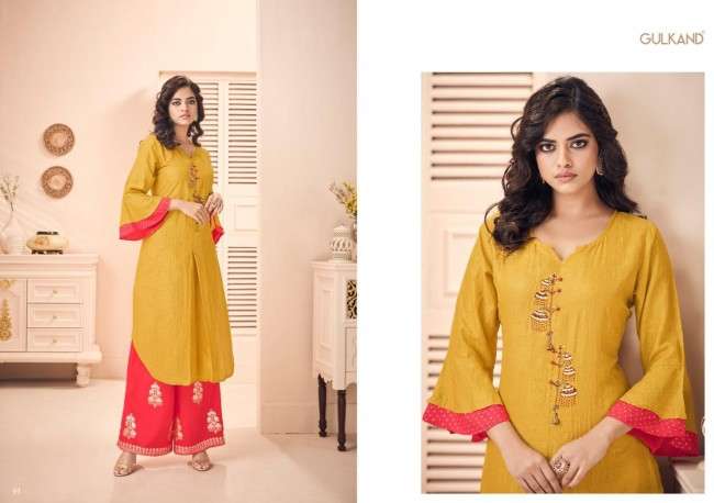 MIRROR BY GULKAND 91 TO 98 SERIES BEAUTIFUL STYLISH FANCY COLORFUL CASUAL WEAR & ETHNIC WEAR & READY TO WEAR DOLA SILK WITH HAND WORK KURTIS AT WHOLESALE PRICE