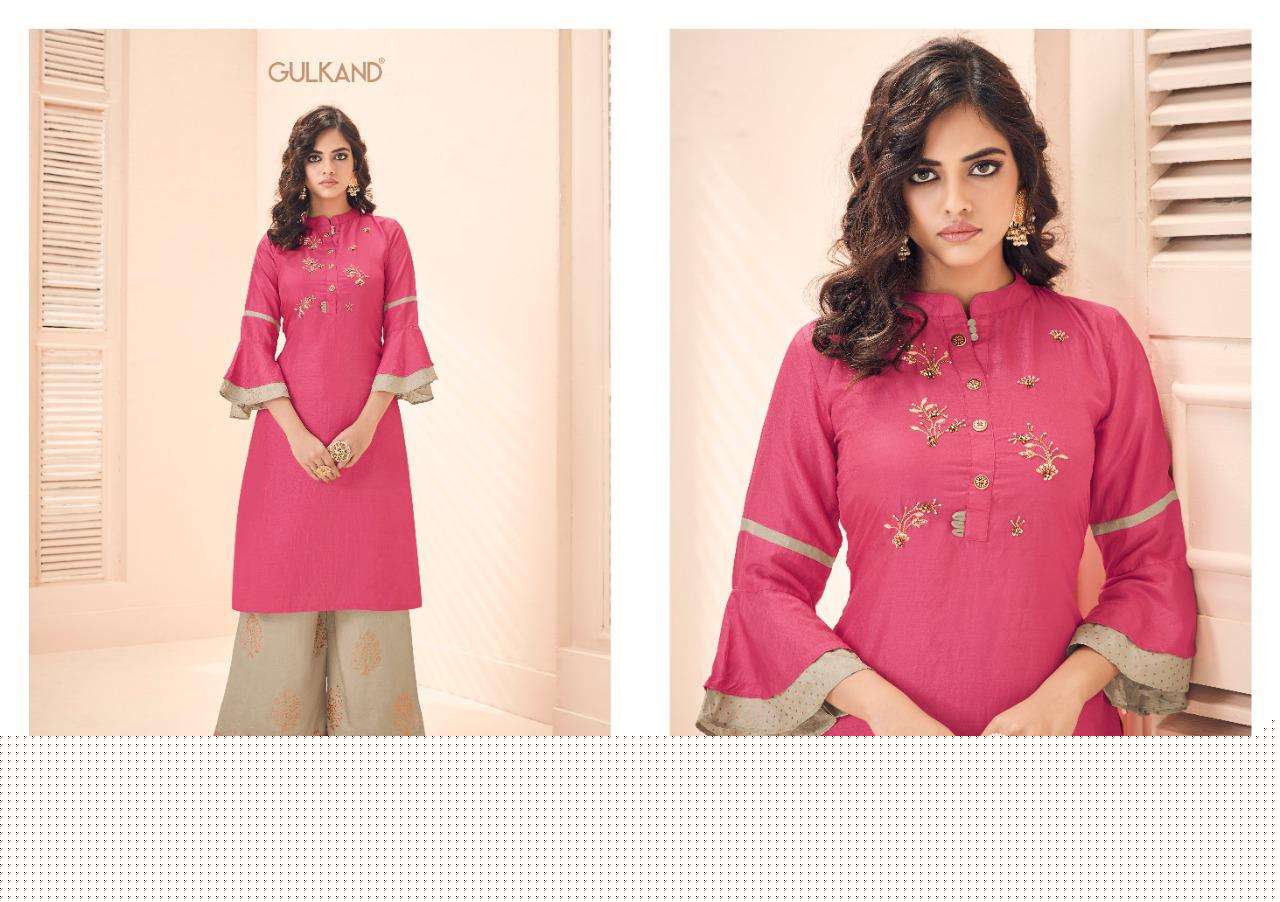 MIRROR BY GULKAND 91 TO 98 SERIES BEAUTIFUL STYLISH FANCY COLORFUL CASUAL WEAR & ETHNIC WEAR & READY TO WEAR DOLA SILK WITH HAND WORK KURTIS AT WHOLESALE PRICE