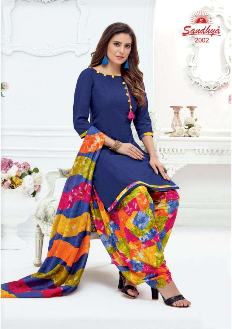 PAYAL VOL-27 BY SANDHYA 2001 TO 2030 SERIES DESIGNER SUITS BEAUTIFUL STYLISH FANCY COLORFUL PARTY WEAR & OCCASIONAL WEAR COTTON PRINTED DRESSES AT WHOLESALE PRICE