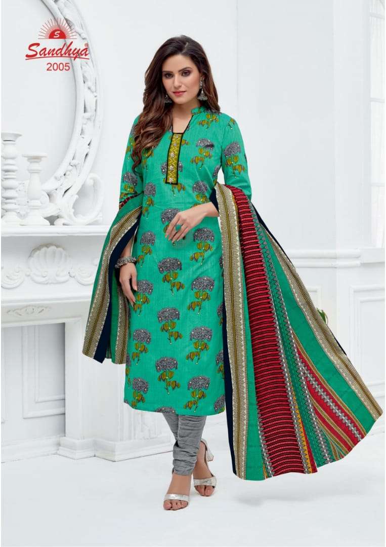 PAYAL VOL-27 BY SANDHYA 2001 TO 2030 SERIES DESIGNER SUITS BEAUTIFUL STYLISH FANCY COLORFUL PARTY WEAR & OCCASIONAL WEAR COTTON PRINTED DRESSES AT WHOLESALE PRICE