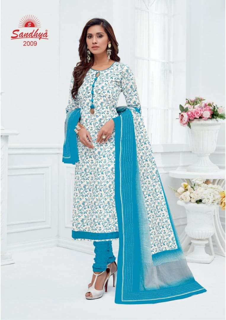 PAYAL VOL-27 BY SANDHYA 2001 TO 2030 SERIES DESIGNER SUITS BEAUTIFUL STYLISH FANCY COLORFUL PARTY WEAR & OCCASIONAL WEAR COTTON PRINTED DRESSES AT WHOLESALE PRICE