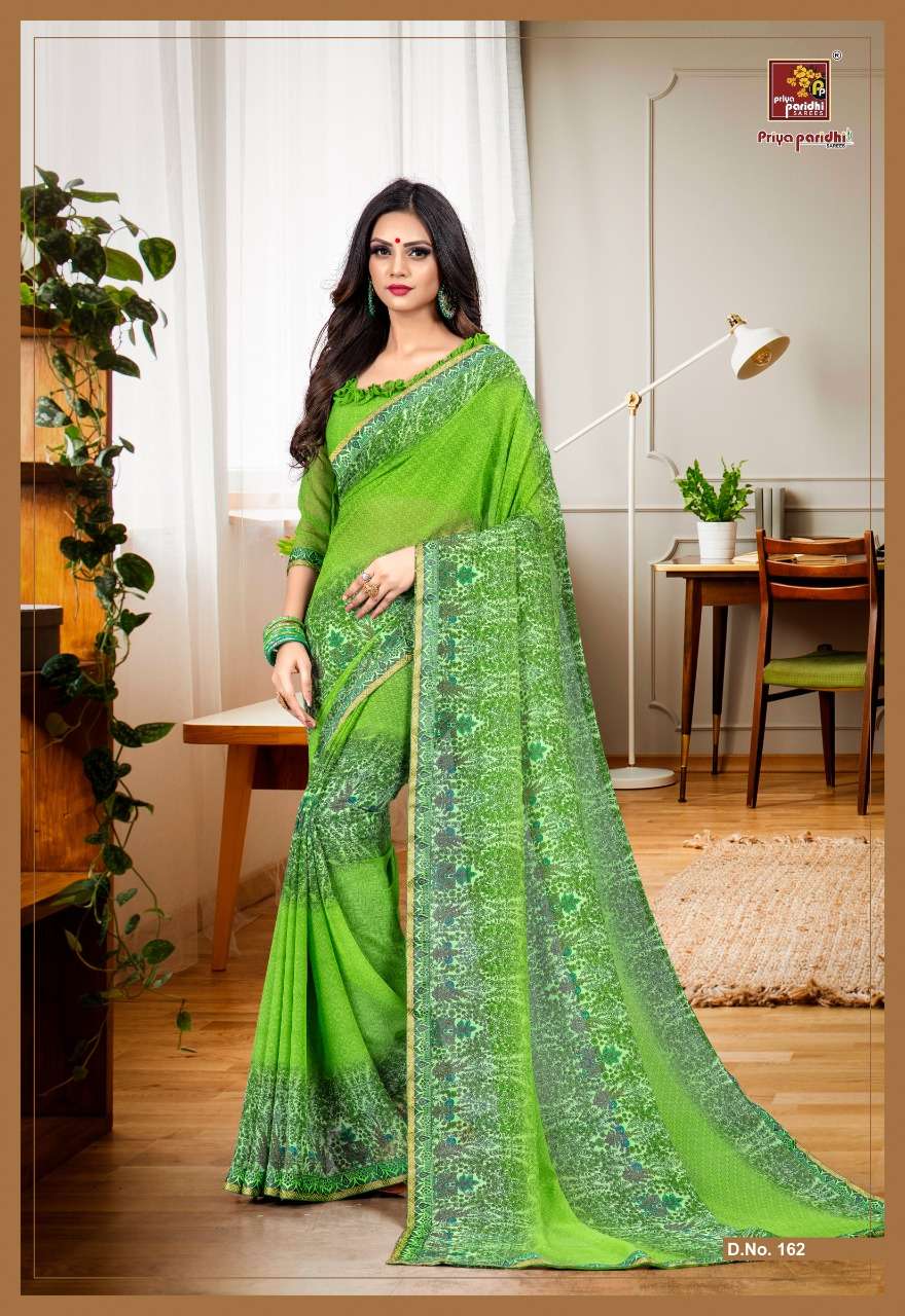 NARGIS BY PRIYA PARIDHI 159 TO 170 SERIES INDIAN TRADITIONAL WEAR COLLECTION BEAUTIFUL STYLISH FANCY COLORFUL PARTY WEAR & OCCASIONAL WEAR GEORGETTE PRINTED SAREES AT WHOLESALE PRICE
