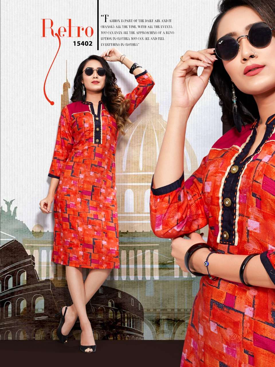 PULSE VOL-5 BY HONEY 15401 TO 15406 SERIES BEAUTIFUL STYLISH FANCY COLORFUL CASUAL WEAR & ETHNIC WEAR & READY TO WEAR HEAVY RAYON 14KG PRINT KURTIS AT WHOLESALE PRICE
