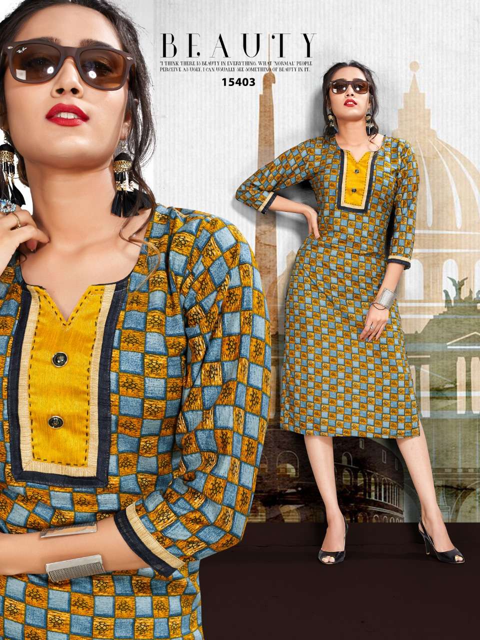 PULSE VOL-5 BY HONEY 15401 TO 15406 SERIES BEAUTIFUL STYLISH FANCY COLORFUL CASUAL WEAR & ETHNIC WEAR & READY TO WEAR HEAVY RAYON 14KG PRINT KURTIS AT WHOLESALE PRICE