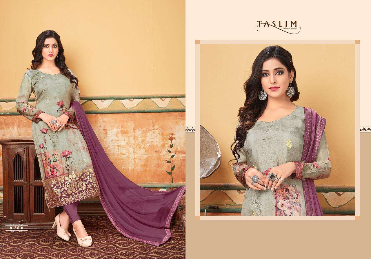SAMIYANA BY TASLIM 23 TO 28 SERIES BEAUTIFUL STYLISH SHARARA SUITS FANCY COLORFUL CASUAL WEAR & ETHNIC WEAR & READY TO WEAR PURE VISCOSE UPADA WITH PRINTED DRESSES AT WHOLESALE PRICE