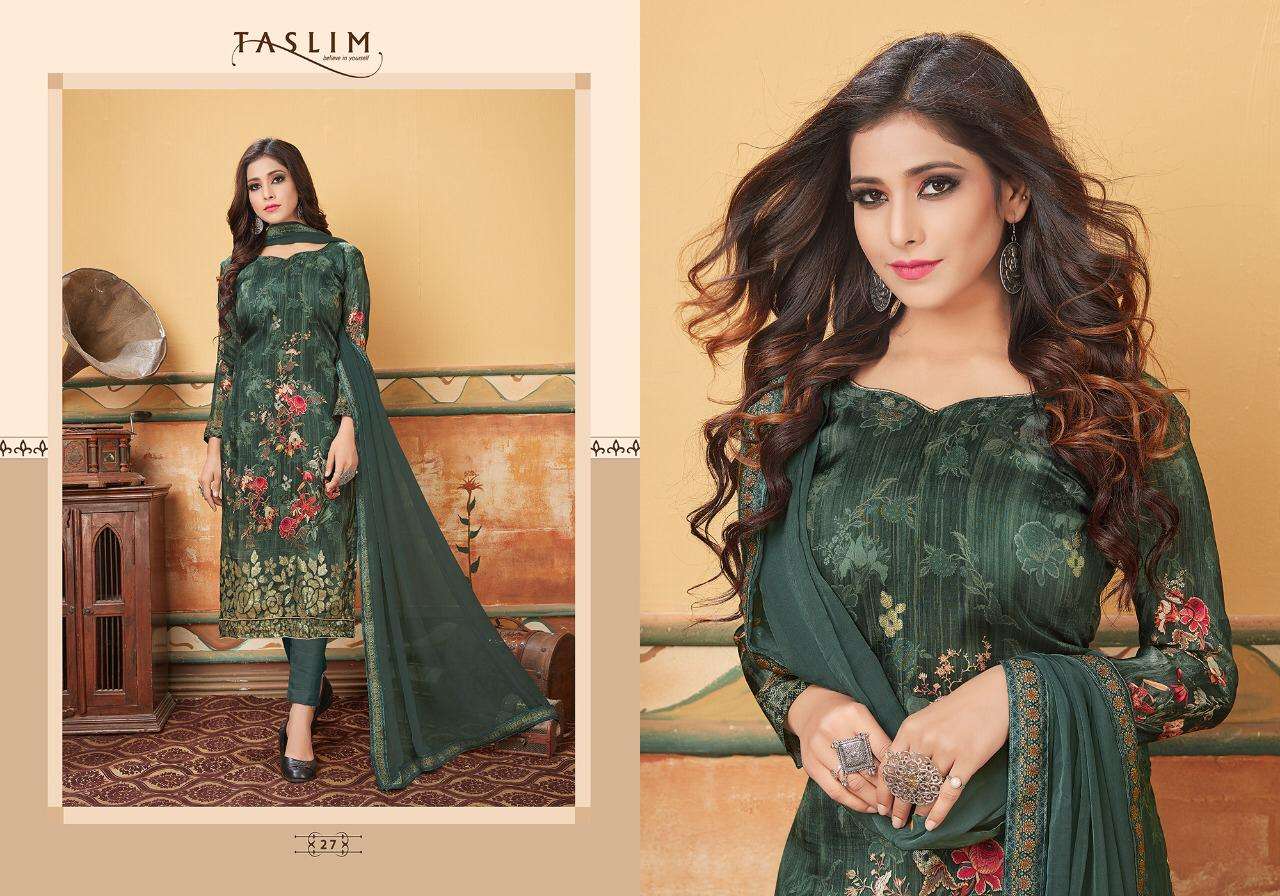 SAMIYANA BY TASLIM 23 TO 28 SERIES BEAUTIFUL STYLISH SHARARA SUITS FANCY COLORFUL CASUAL WEAR & ETHNIC WEAR & READY TO WEAR PURE VISCOSE UPADA WITH PRINTED DRESSES AT WHOLESALE PRICE