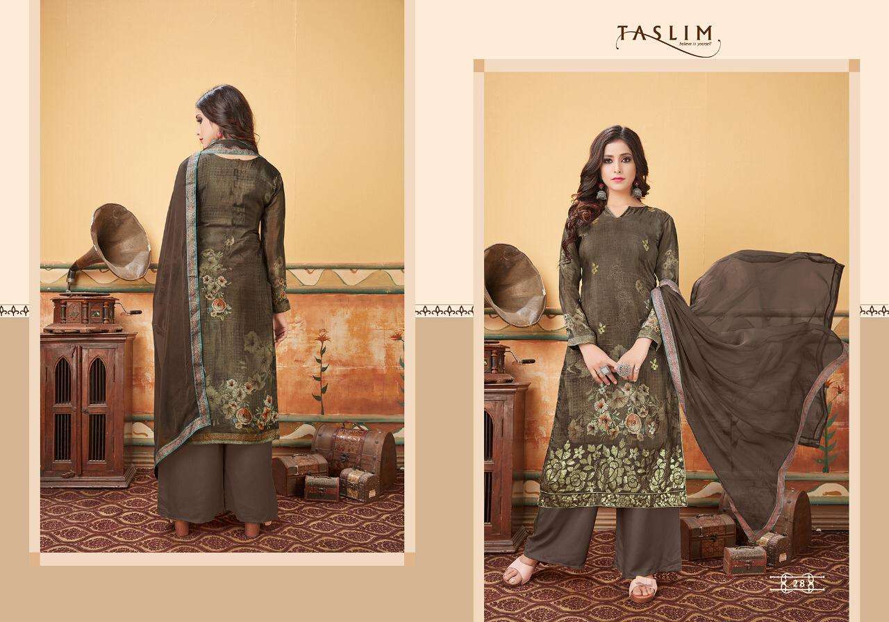 SAMIYANA BY TASLIM 23 TO 28 SERIES BEAUTIFUL STYLISH SHARARA SUITS FANCY COLORFUL CASUAL WEAR & ETHNIC WEAR & READY TO WEAR PURE VISCOSE UPADA WITH PRINTED DRESSES AT WHOLESALE PRICE