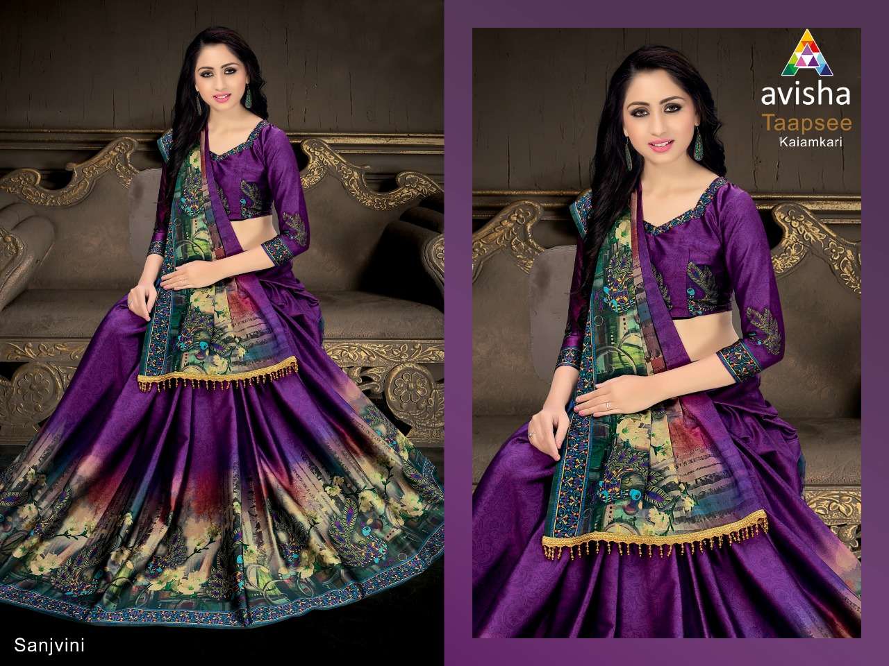 TAAPSEE BY AVISHA 01 TO 06 SERIES DESIGNER BEAUTIFUL COLORFUL STYLISH WEDDING COLLECTION PARTY WEAR & OCCASIONAL WEAR HANDLOOM COTTON SOFT SILK SAREES AT WHOLESALE PRICE