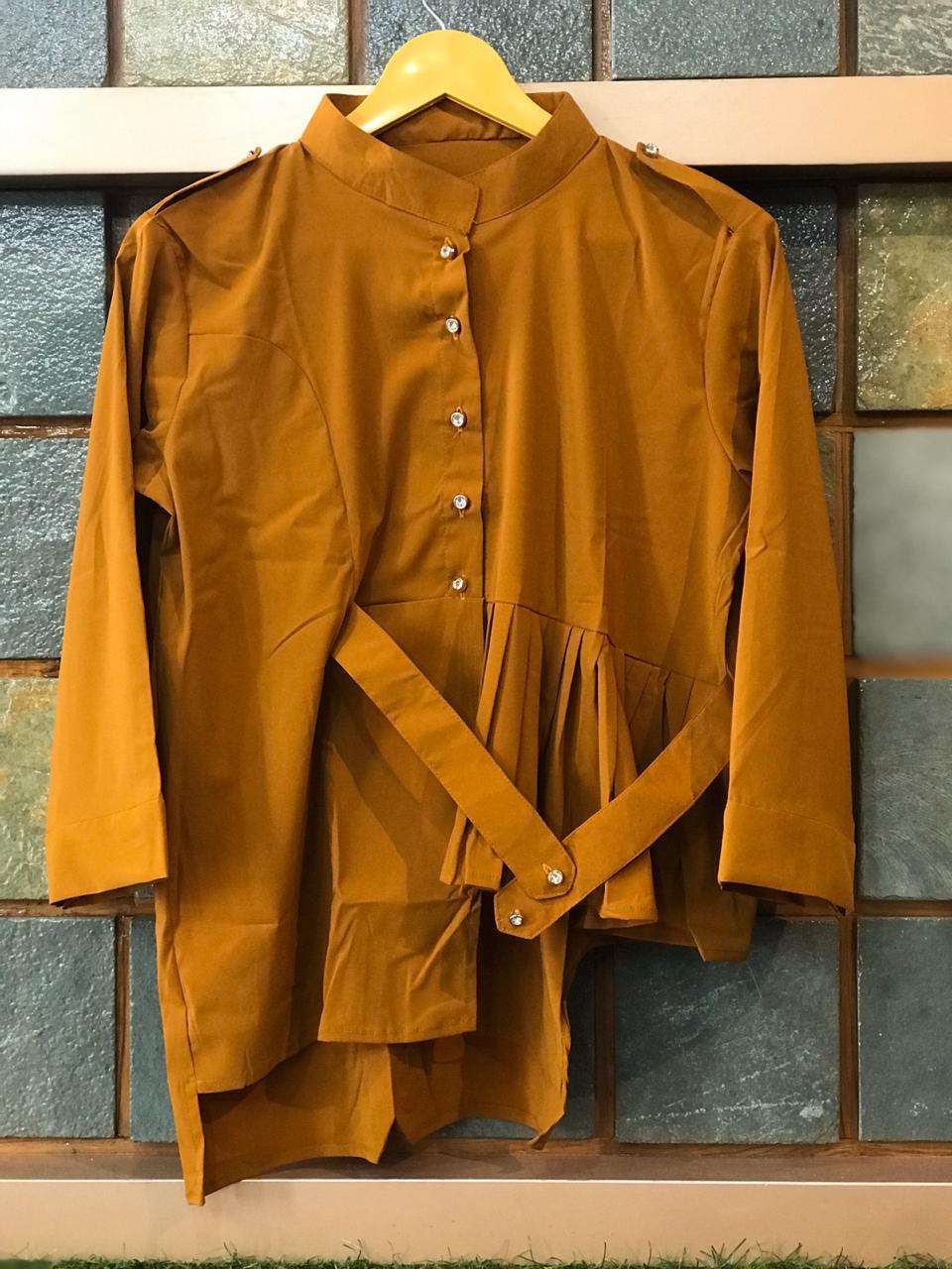 TRENDYMIST STYLE VOL-4 BY TRENDYMIST 4001 TO 4004 SERIES DESIGNER BEAUTIFUL STYLISH COLORFUL FANCY READY TO WEAR & CASUAL WEAR & ETHNIC WEAR IMPORTED TOKKO TOPS AT WHOLESALE PRICE
