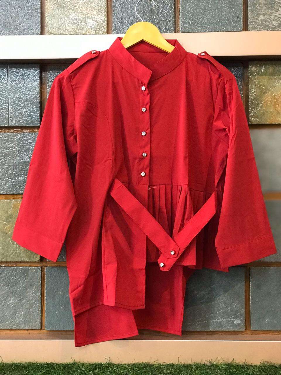 TRENDYMIST STYLE VOL-4 BY TRENDYMIST 4001 TO 4004 SERIES DESIGNER BEAUTIFUL STYLISH COLORFUL FANCY READY TO WEAR & CASUAL WEAR & ETHNIC WEAR IMPORTED TOKKO TOPS AT WHOLESALE PRICE
