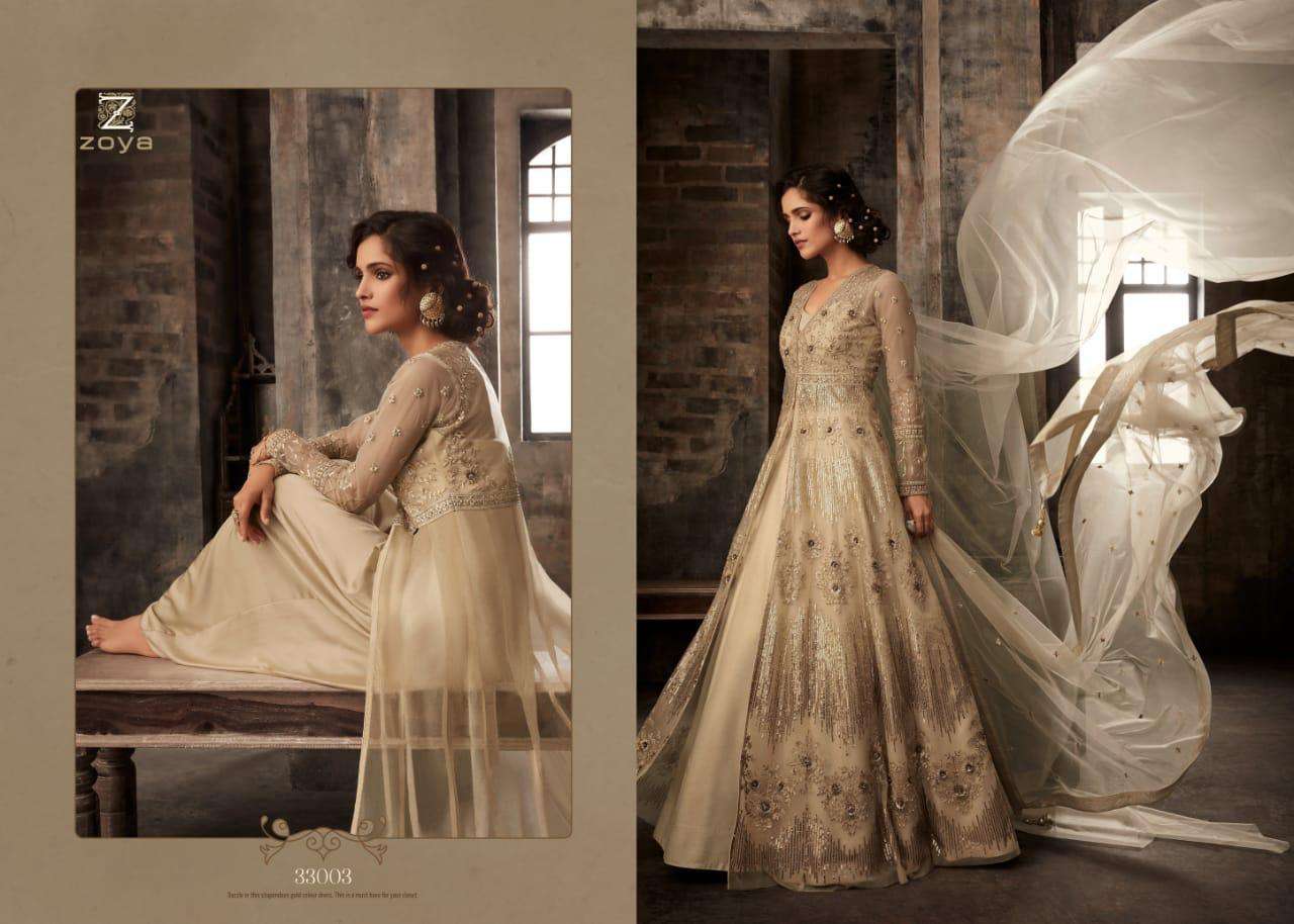 PASSION BY ZOYA 33001 TO 33007 SERIES BEAUTIFUL ANARKALI SUITS STYLISH FANCY COLORFUL PARTY WEAR & ETHNIC WEAR FANCY EMBROIDERED DRESSES AT WHOLESALE PRICE