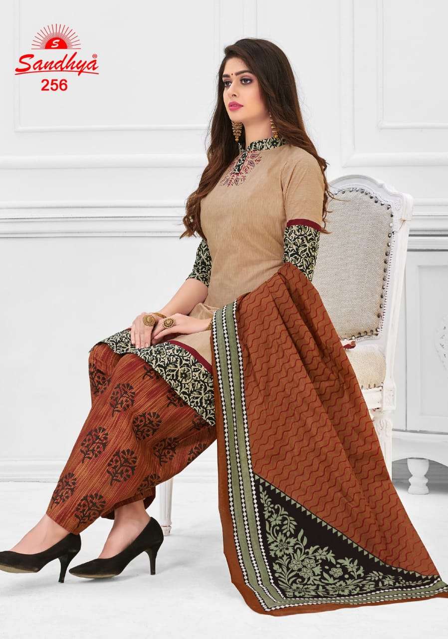 PUNJABI JUNCTION BY SANDHYA 251 TO 265 SERIES DESIGNER PATIYALA SUITS BEAUTIFUL FANCY COLORFUL STYLISH PARTY WEAR & ETHNIC WEAR FANCY PRINTED DRESSES AT WHOLESALE PRICE