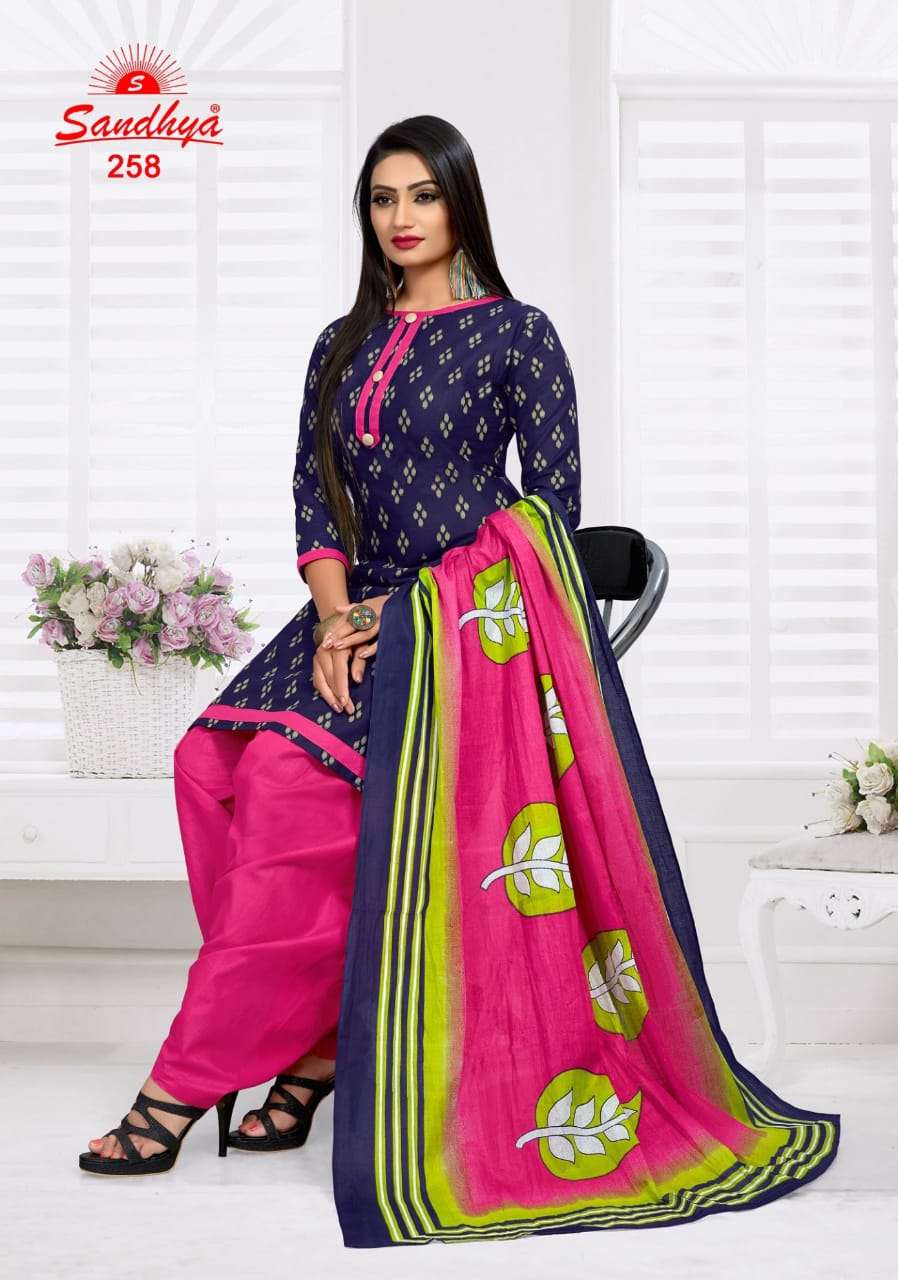 PUNJABI JUNCTION BY SANDHYA 251 TO 265 SERIES DESIGNER PATIYALA SUITS BEAUTIFUL FANCY COLORFUL STYLISH PARTY WEAR & ETHNIC WEAR FANCY PRINTED DRESSES AT WHOLESALE PRICE