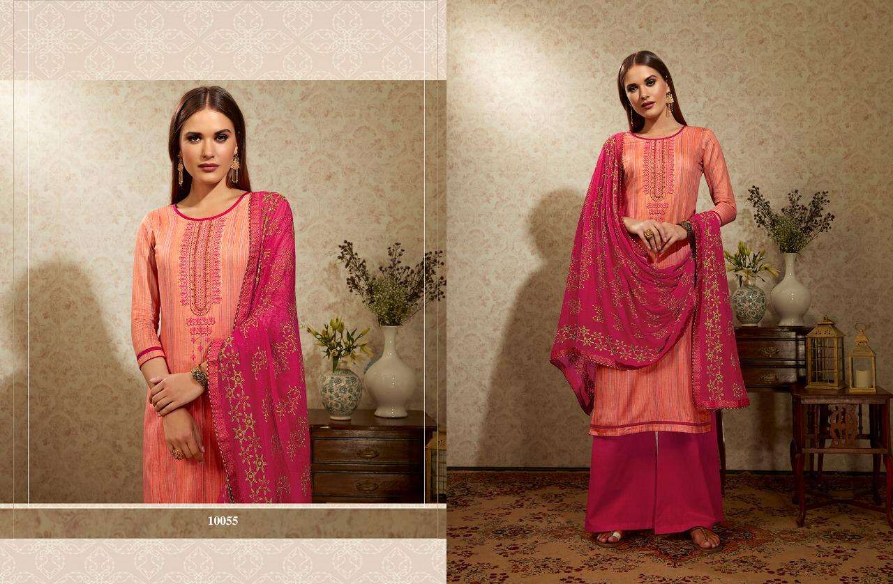 ALFAAZ BY RAMIYA 10051 TO 10058 SERIES SUITS BEAUTIFUL STYLISH FANCY COLORFUL DESIGNER PARTY WEAR & ETHNIC WEAR COTTON SATIN EMBROIDERY DRESSES AT WHOLESALE PRICE