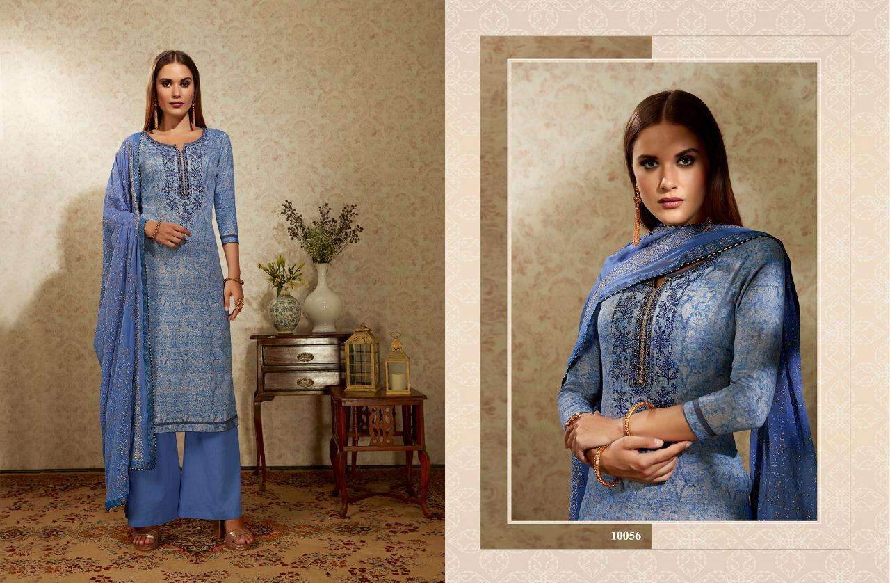 ALFAAZ BY RAMIYA 10051 TO 10058 SERIES SUITS BEAUTIFUL STYLISH FANCY COLORFUL DESIGNER PARTY WEAR & ETHNIC WEAR COTTON SATIN EMBROIDERY DRESSES AT WHOLESALE PRICE