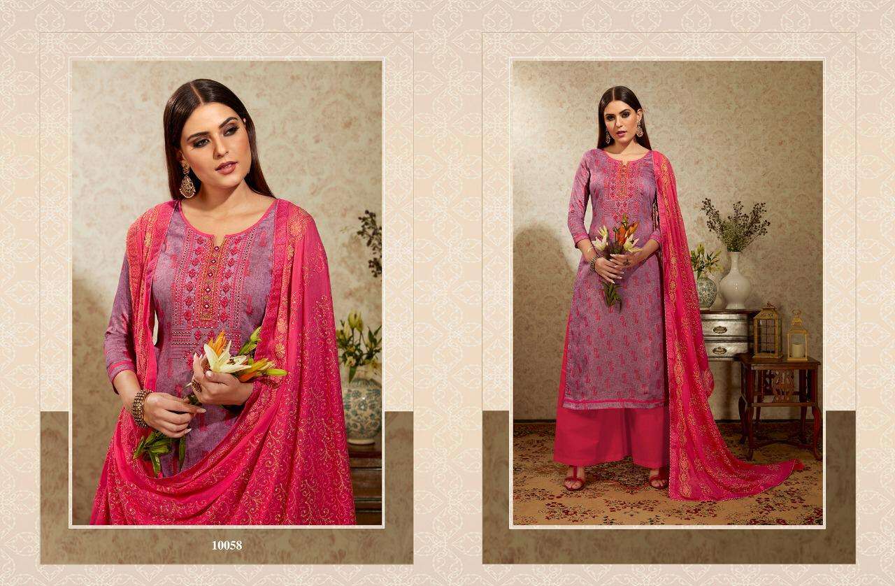 ALFAAZ BY RAMIYA 10051 TO 10058 SERIES SUITS BEAUTIFUL STYLISH FANCY COLORFUL DESIGNER PARTY WEAR & ETHNIC WEAR COTTON SATIN EMBROIDERY DRESSES AT WHOLESALE PRICE