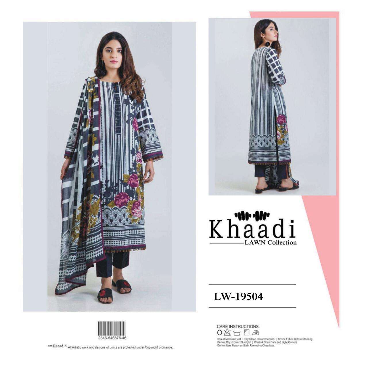 KHAADI LAWN COLLECTION BY FASHID WHOLESALE 19502 TO 19510 PAKISTANI SUITS BEAUTIFUL FANCY COLORFUL STYLISH PARTY WEAR & OCCASIONAL WEAR PREMIUM 80 80 LAWN WITH PATCH EMBROIDERY DRESSES AT WHOLESALE PRICE