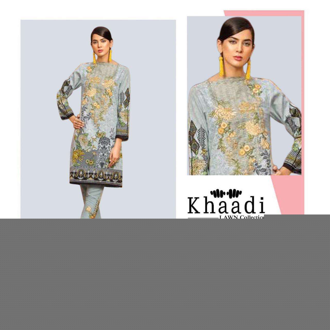 KHAADI LAWN COLLECTION BY FASHID WHOLESALE 19502 TO 19510 PAKISTANI SUITS BEAUTIFUL FANCY COLORFUL STYLISH PARTY WEAR & OCCASIONAL WEAR PREMIUM 80 80 LAWN WITH PATCH EMBROIDERY DRESSES AT WHOLESALE PRICE