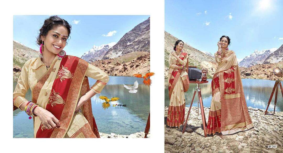 UDAAN BY BFINE 239 TO 250 SERIES INDIAN BEAUTIFUL TRADITIONAL WEAR COLLECTION COLORFUL STYLISH FANCY PARTY WEAR & OCCASIONAL WEAR FANCY SAREES AT WHOLESALE PRICE