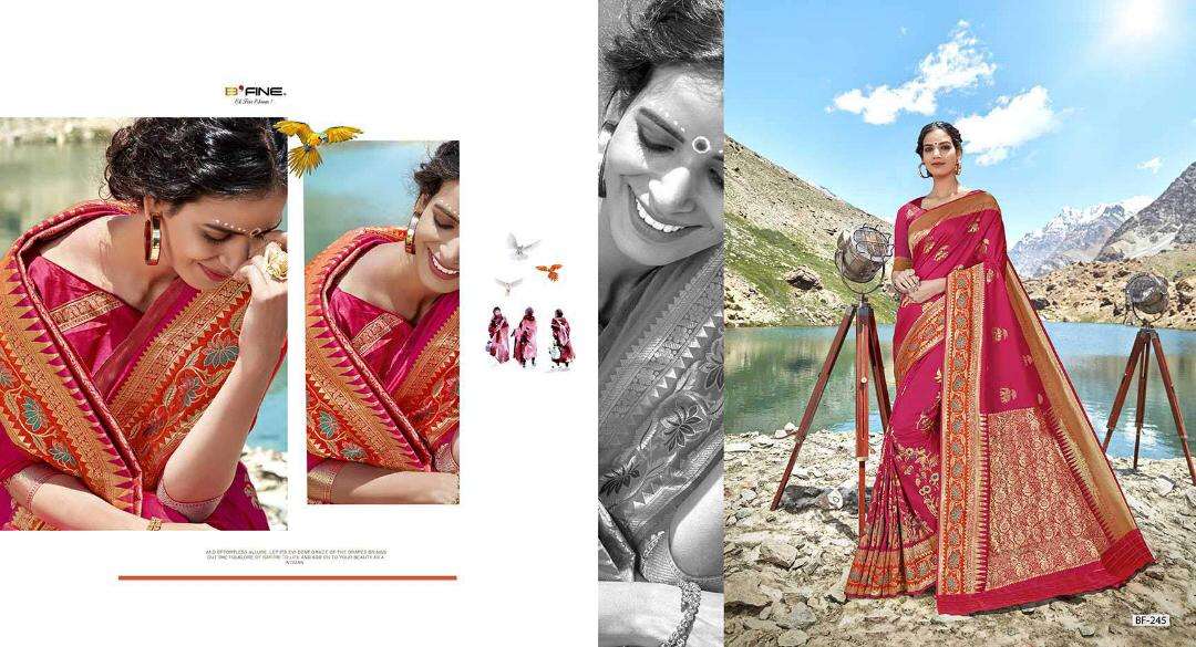UDAAN BY BFINE 239 TO 250 SERIES INDIAN BEAUTIFUL TRADITIONAL WEAR COLLECTION COLORFUL STYLISH FANCY PARTY WEAR & OCCASIONAL WEAR FANCY SAREES AT WHOLESALE PRICE