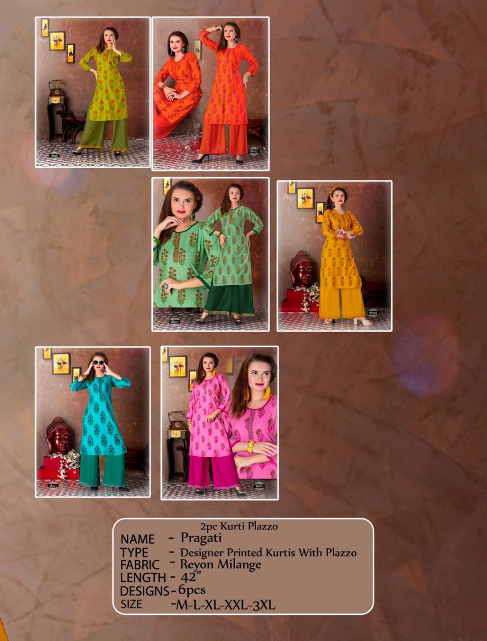 PRAGATI BY FLY HONEY 01 TO 06 SERIES STYLISH FANCY BEAUTIFUL COLORFUL CASUAL WEAR & ETHNIC WEAR RAYON MILANGE PRINTED KURTIS AT WHOLESALE PRICE