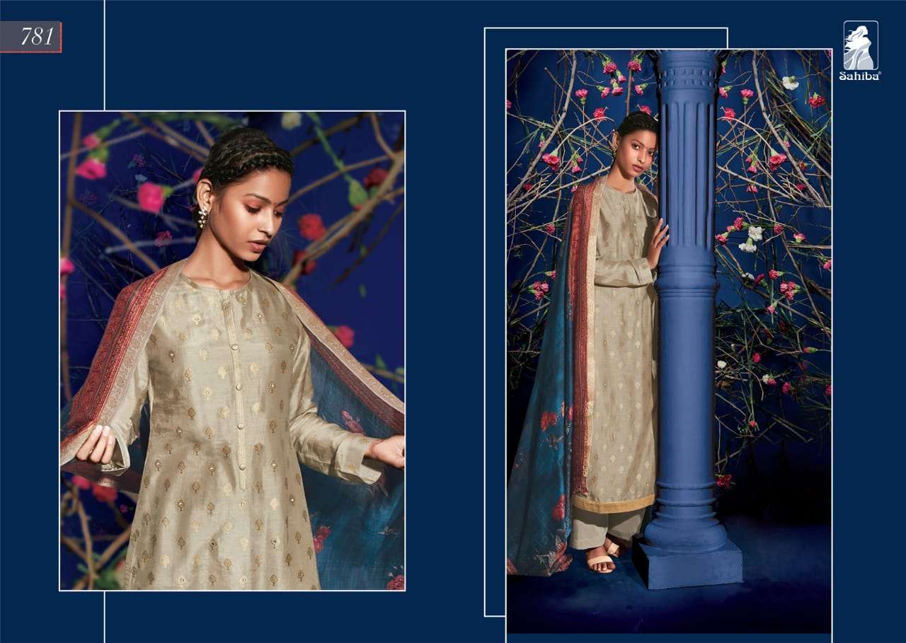 MAGNUS BY SAHIBA FABRICS BEAUTIFUL SUITS STYLISH BEAUTIFUL COLOURFUL PRINTED & EMBROIDERED PARTY WEAR & OCCASIONAL WEAR PURE SILK WITH HANDWORK DRESSES AT WHOLESALE PRICE