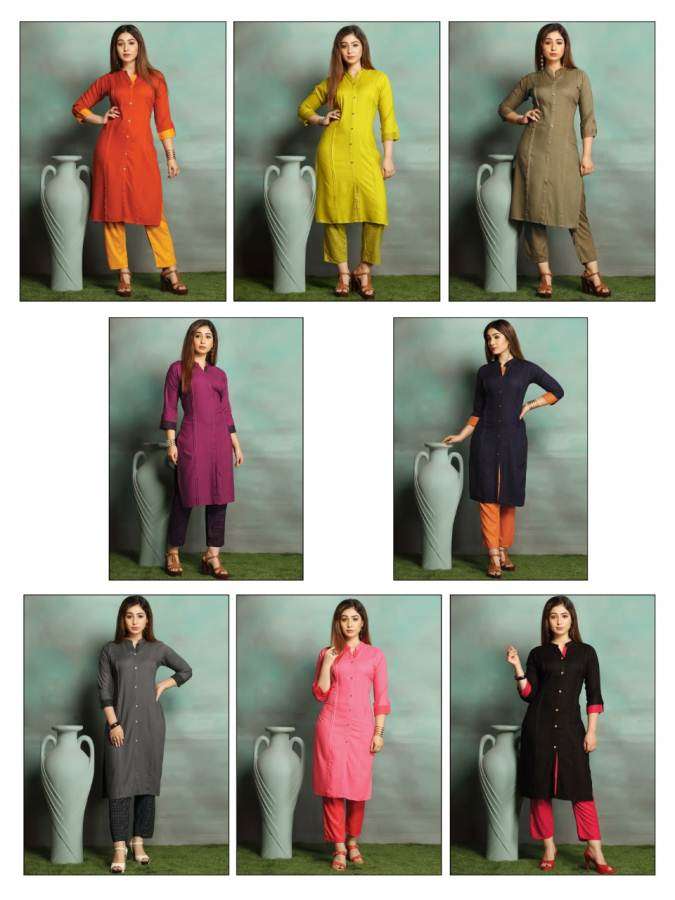 BLAST BY THE ETHNIC STUDIO 1001 TO 1008 SERIES BEAUTIFUL COLORFUL STYLISH FANCY CASUAL WEAR & ETHNIC WEAR & READY TO WEAR HEAVY RAYON KURTIS AT WHOLESALE PRICE