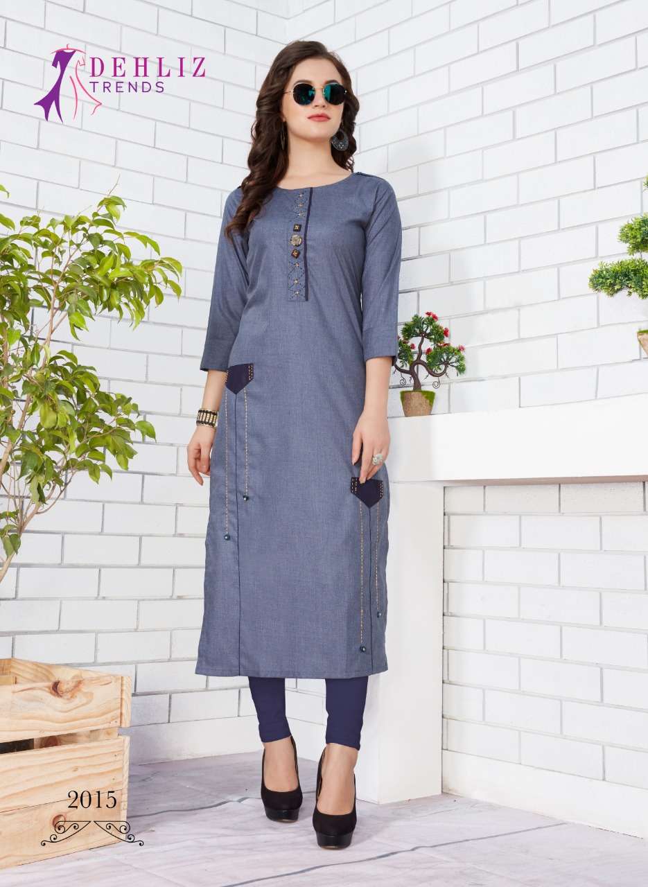 VELVET TOUCH BY DEHLIZ TRENDZ 2015 TO 2021 SERIES BEAUTIFUL COLORFUL STYLISH FANCY CASUAL WEAR & ETHNIC WEAR & READY TO WEAR VELVET TOUCH HANDWORK KURTIS AT WHOLESALE PRICE