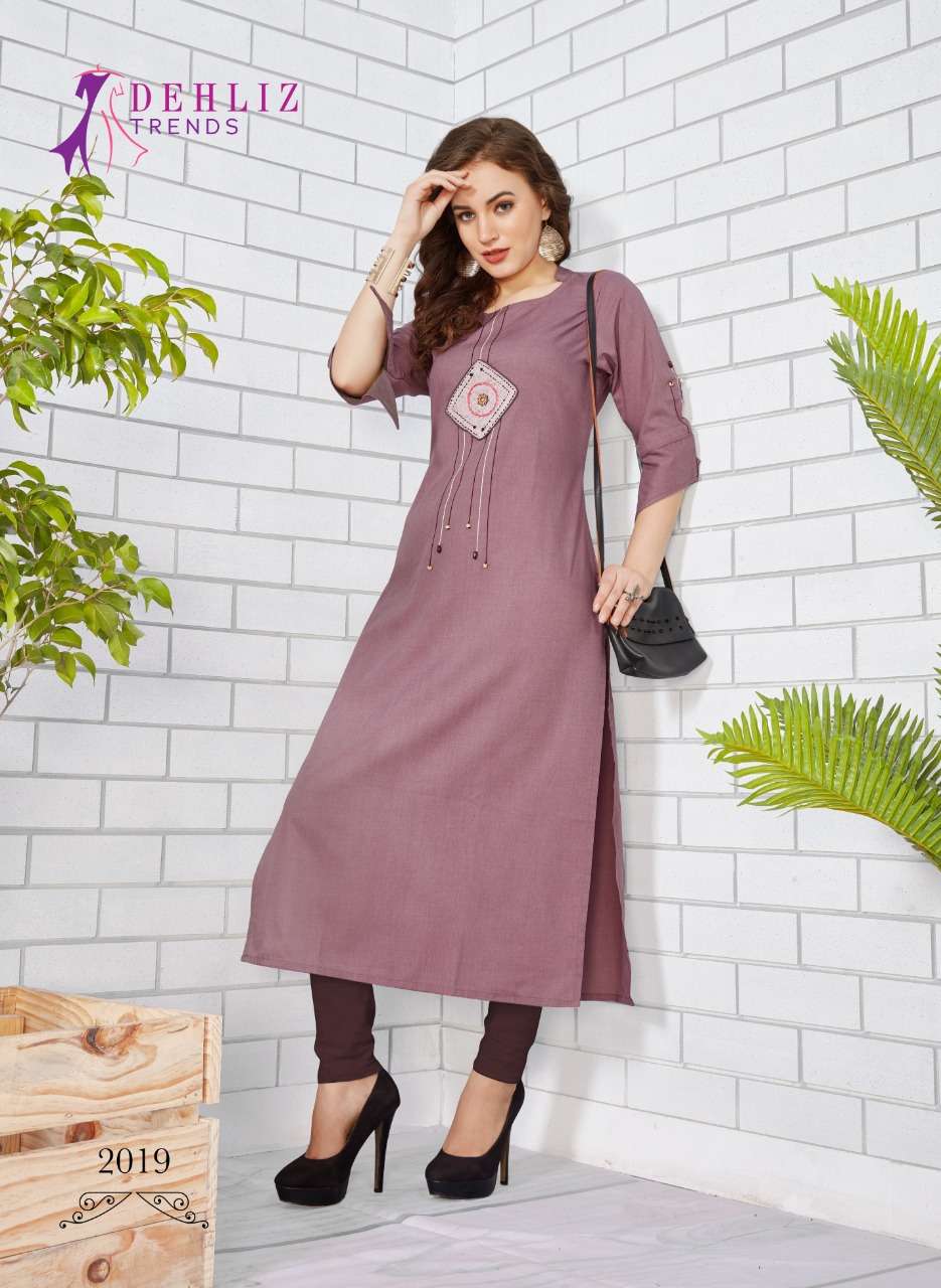 VELVET TOUCH BY DEHLIZ TRENDZ 2015 TO 2021 SERIES BEAUTIFUL COLORFUL STYLISH FANCY CASUAL WEAR & ETHNIC WEAR & READY TO WEAR VELVET TOUCH HANDWORK KURTIS AT WHOLESALE PRICE