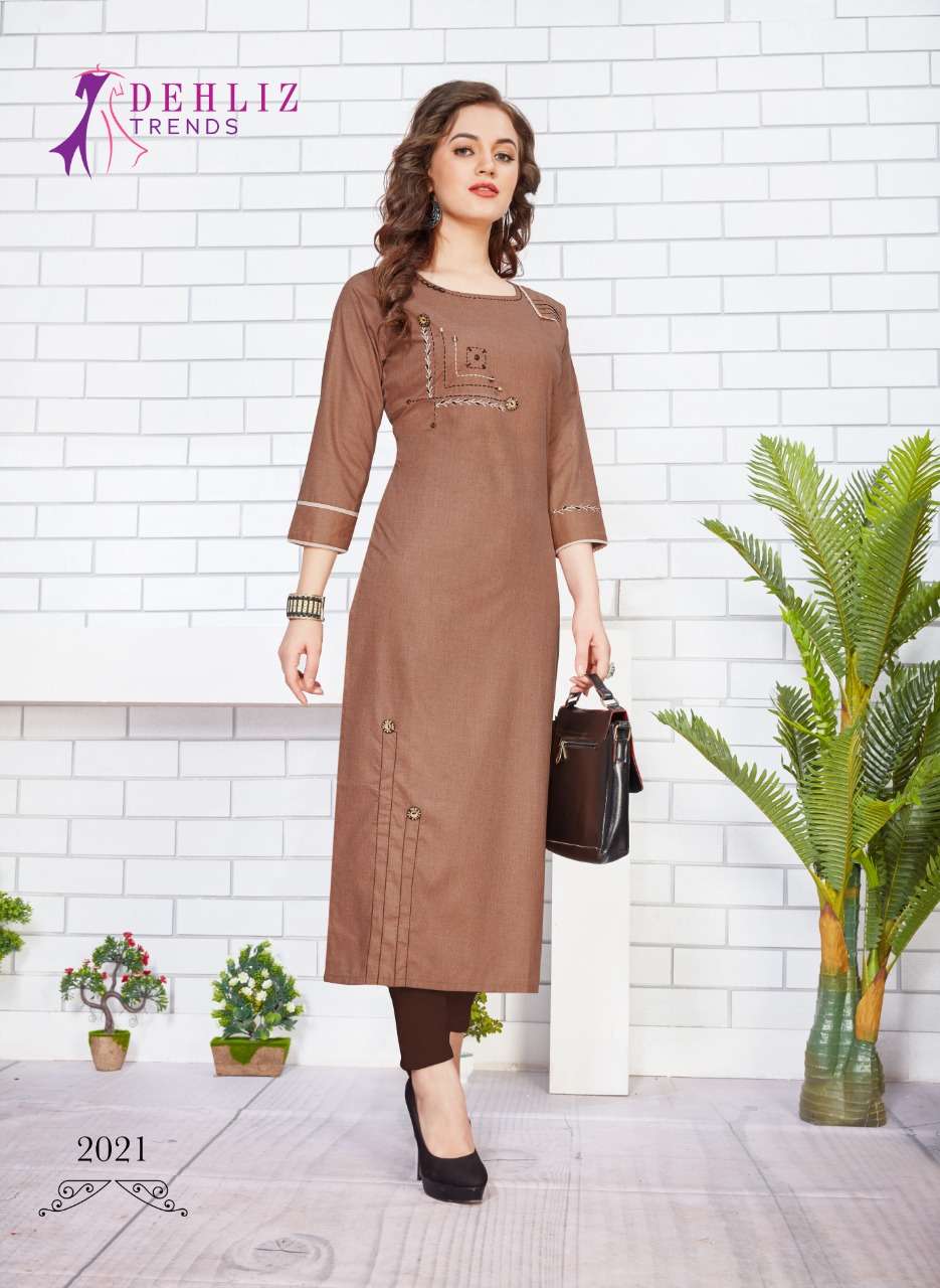 VELVET TOUCH BY DEHLIZ TRENDZ 2015 TO 2021 SERIES BEAUTIFUL COLORFUL STYLISH FANCY CASUAL WEAR & ETHNIC WEAR & READY TO WEAR VELVET TOUCH HANDWORK KURTIS AT WHOLESALE PRICE