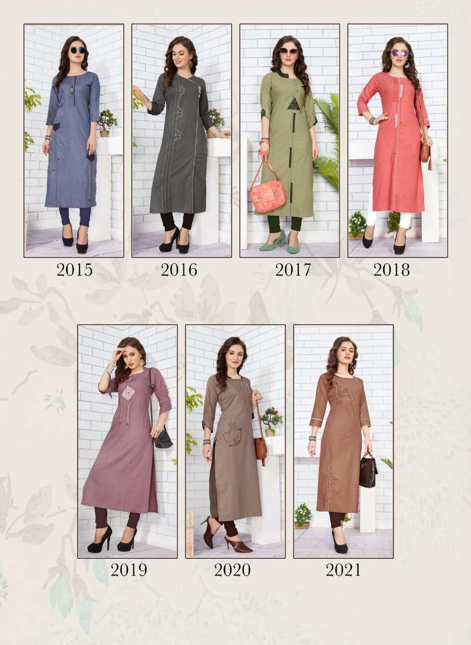 VELVET TOUCH BY DEHLIZ TRENDZ 2015 TO 2021 SERIES BEAUTIFUL COLORFUL STYLISH FANCY CASUAL WEAR & ETHNIC WEAR & READY TO WEAR VELVET TOUCH HANDWORK KURTIS AT WHOLESALE PRICE