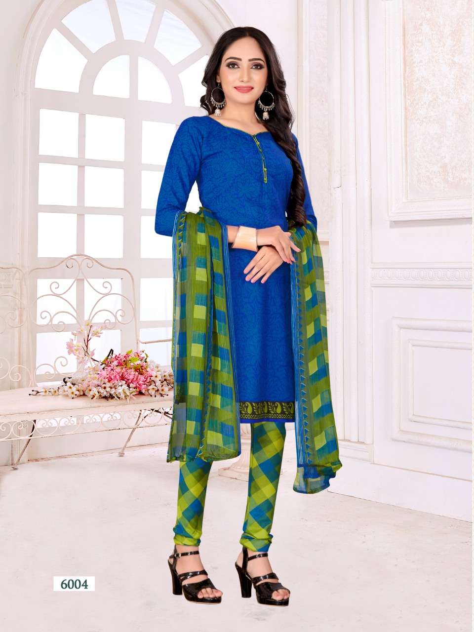 RIDHAM COTTON VOL-6 BY RISHABH NX 6001 TO 6016 SERIES DESIGNER FESTIVE SUITS COLLECTION BEAUTIFUL STYLISH FANCY COLORFUL PARTY WEAR & OCCASIONAL WEAR COTTON PRINTED DRESSES AT WHOLESALE PRICE