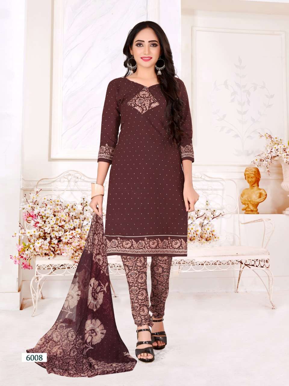 RIDHAM COTTON VOL-6 BY RISHABH NX 6001 TO 6016 SERIES DESIGNER FESTIVE SUITS COLLECTION BEAUTIFUL STYLISH FANCY COLORFUL PARTY WEAR & OCCASIONAL WEAR COTTON PRINTED DRESSES AT WHOLESALE PRICE