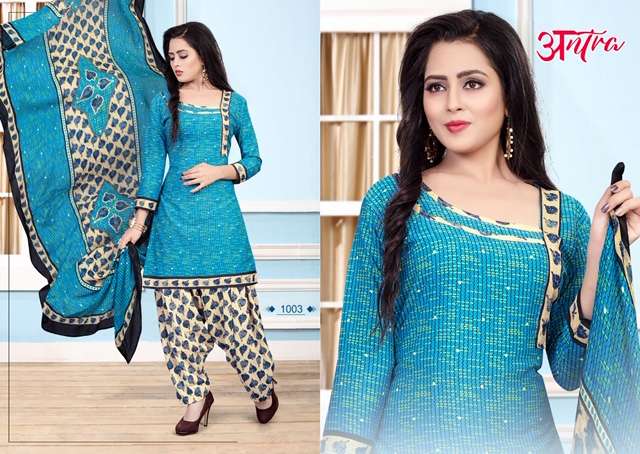 ANTRA BY PARV PRINT 1001 TO 1012 SERIES DESIGNER FESTIVE SUITS COLLECTION BEAUTIFUL STYLISH FANCY COLORFUL PARTY WEAR & OCCASIONAL WEAR AMERICAN CREPE PRINTED DRESSES AT WHOLESALE PRICE
