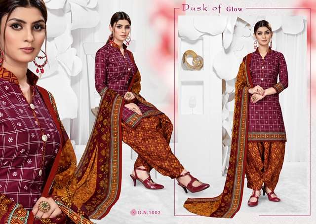 SANGAAR PATIYALA BY PARV PRINT 1001 TO 1012 SERIES DESIGNER FESTIVE SUITS COLLECTION BEAUTIFUL STYLISH FANCY COLORFUL PARTY WEAR & OCCASIONAL WEAR COTTON PRINTED DRESSES AT WHOLESALE PRICE