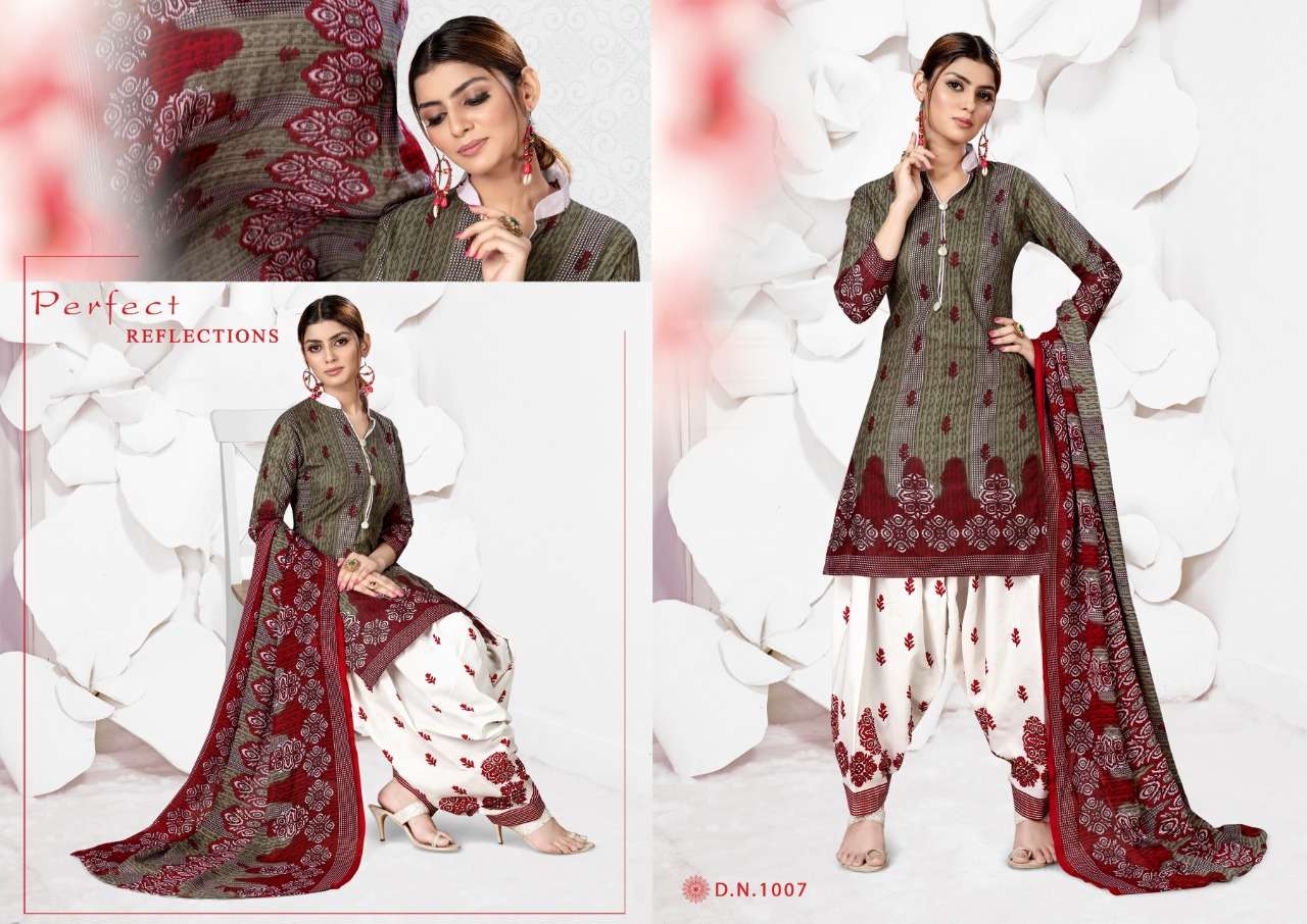 SANGAAR PATIYALA BY PARV PRINT 1001 TO 1012 SERIES DESIGNER FESTIVE SUITS COLLECTION BEAUTIFUL STYLISH FANCY COLORFUL PARTY WEAR & OCCASIONAL WEAR COTTON PRINTED DRESSES AT WHOLESALE PRICE
