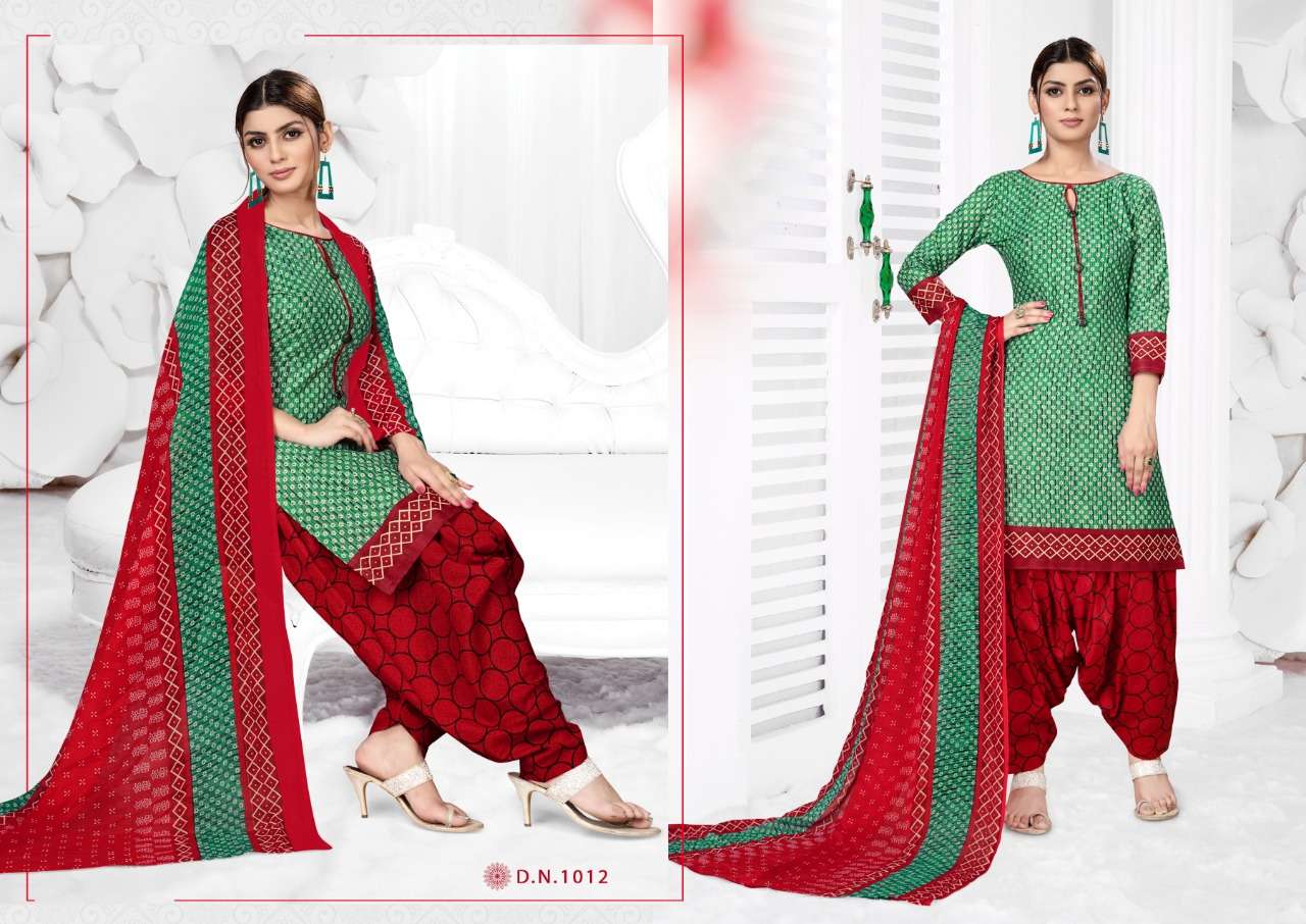 SANGAAR PATIYALA BY PARV PRINT 1001 TO 1012 SERIES DESIGNER FESTIVE SUITS COLLECTION BEAUTIFUL STYLISH FANCY COLORFUL PARTY WEAR & OCCASIONAL WEAR COTTON PRINTED DRESSES AT WHOLESALE PRICE