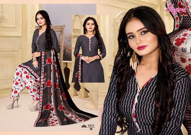 NAYRA BY PARV PRINT 1001 TO 1012 SERIES DESIGNER FESTIVE SUITS COLLECTION BEAUTIFUL STYLISH FANCY COLORFUL PARTY WEAR & OCCASIONAL WEAR AMERICAN CREPE PRINTED DRESSES AT WHOLESALE PRICE