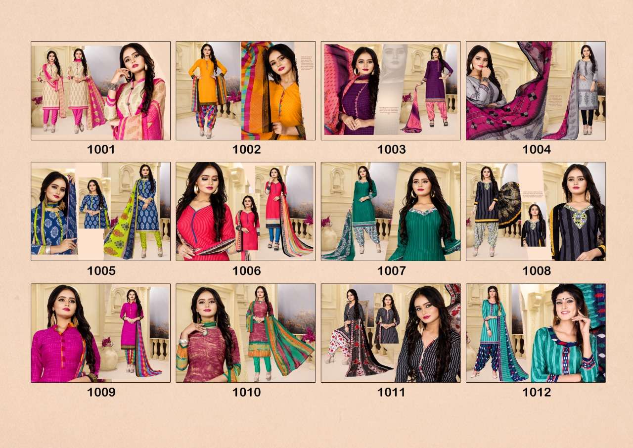 NAYRA BY PARV PRINT 1001 TO 1012 SERIES DESIGNER FESTIVE SUITS COLLECTION BEAUTIFUL STYLISH FANCY COLORFUL PARTY WEAR & OCCASIONAL WEAR AMERICAN CREPE PRINTED DRESSES AT WHOLESALE PRICE