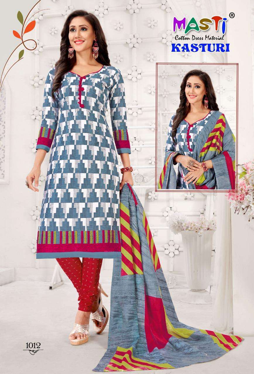 KASTURI VOL-1 BY MASTI 1001 TO 1012 SERIES BEAUTIFUL COLORFUL STYLISH FANCY CASUAL WEAR & ETHNIC WEAR & READY TO WEAR PURE COTTON DRESSES AT WHOLESALE PRICE