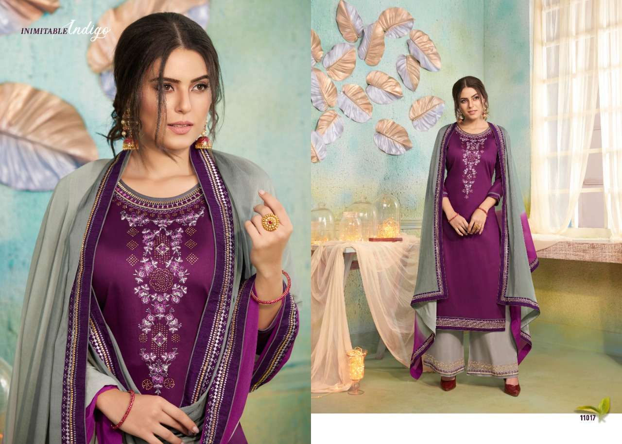 POSHAK VOL-2 BY RAMAIYA 11011 TO 11018 SERIES DESIGNER SHARARA SUITS COLLECTION BEAUTIFUL STYLISH FANCY COLORFUL PARTY WEAR & OCCASIONAL WEAR JAM SILK SARWOSKI DIAMOND DRESSES AT WHOLESALE PRICE