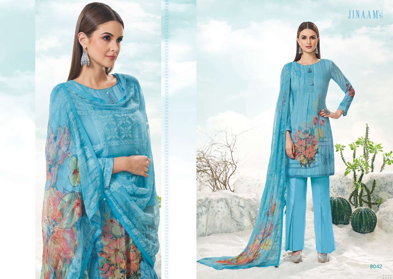 EVANA BY JINAAM DRESSES 8038 TO 8043 SERIES BEAUTIFUL COLORFUL STYLISH FANCY CASUAL WEAR & ETHNIC WEAR & READY TO WEAR DIGITAL PRINTED MODAL DRESSES AT WHOLESALE PRICE