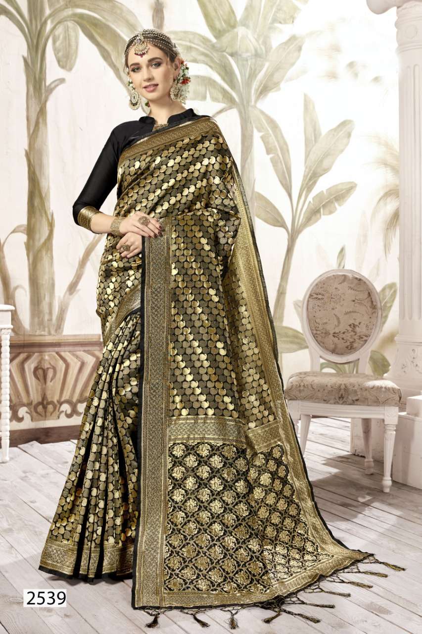 KANJIVARAM SILK BY VAAMIKA FASHION 2531 TO 2540 SERIES INDIAN TRADITIONAL WEAR COLLECTION BEAUTIFUL STYLISH FANCY COLORFUL PARTY WEAR & OCCASIONAL WEAR SILK SAREES AT WHOLESALE PRICE