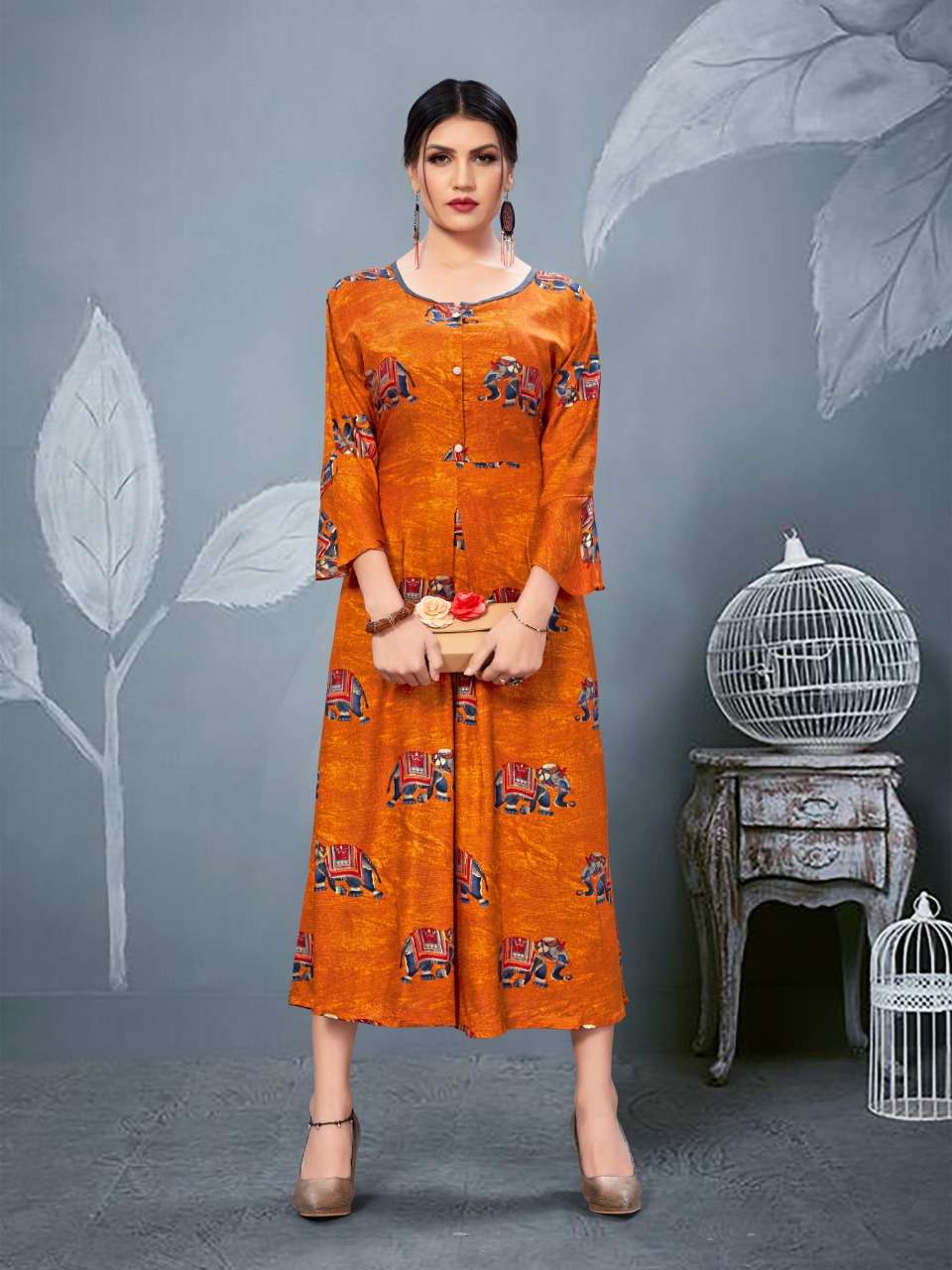GULABOO VOL-2 BY WATERMELON 1001 TO 1007 SERIES DESIGNER BEAUTIFUL STYLISH FANCY COLORFUL PARTY WEAR & OCCASIONAL WEAR COLLECTION HEAVY RAYON PRINTED GOWNS AT WHOLESALE PRICE