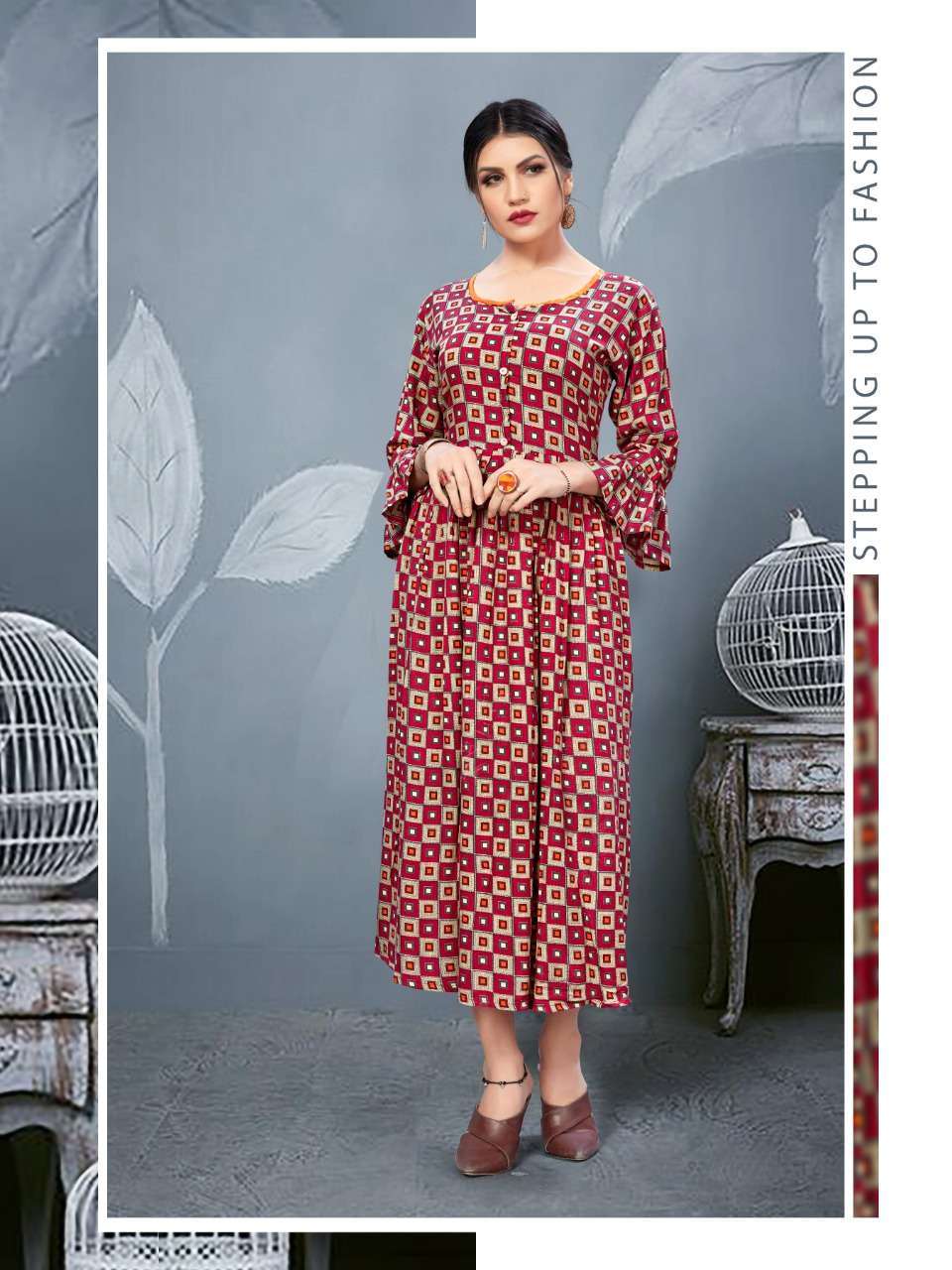 GULABOO VOL-2 BY WATERMELON 1001 TO 1007 SERIES DESIGNER BEAUTIFUL STYLISH FANCY COLORFUL PARTY WEAR & OCCASIONAL WEAR COLLECTION HEAVY RAYON PRINTED GOWNS AT WHOLESALE PRICE