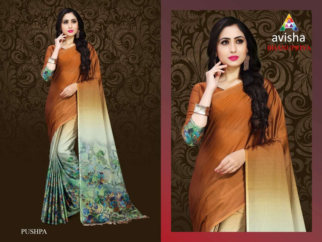 BHANUPRIYA BY AVISHA 01 TO 06 SERIES INDIAN TRADITIONAL WEAR COLLECTION BEAUTIFUL STYLISH FANCY COLORFUL PARTY WEAR & OCCASIONAL WEAR HANDLOOM COTTON SOFT SILK SAREES AT WHOLESALE PRICE