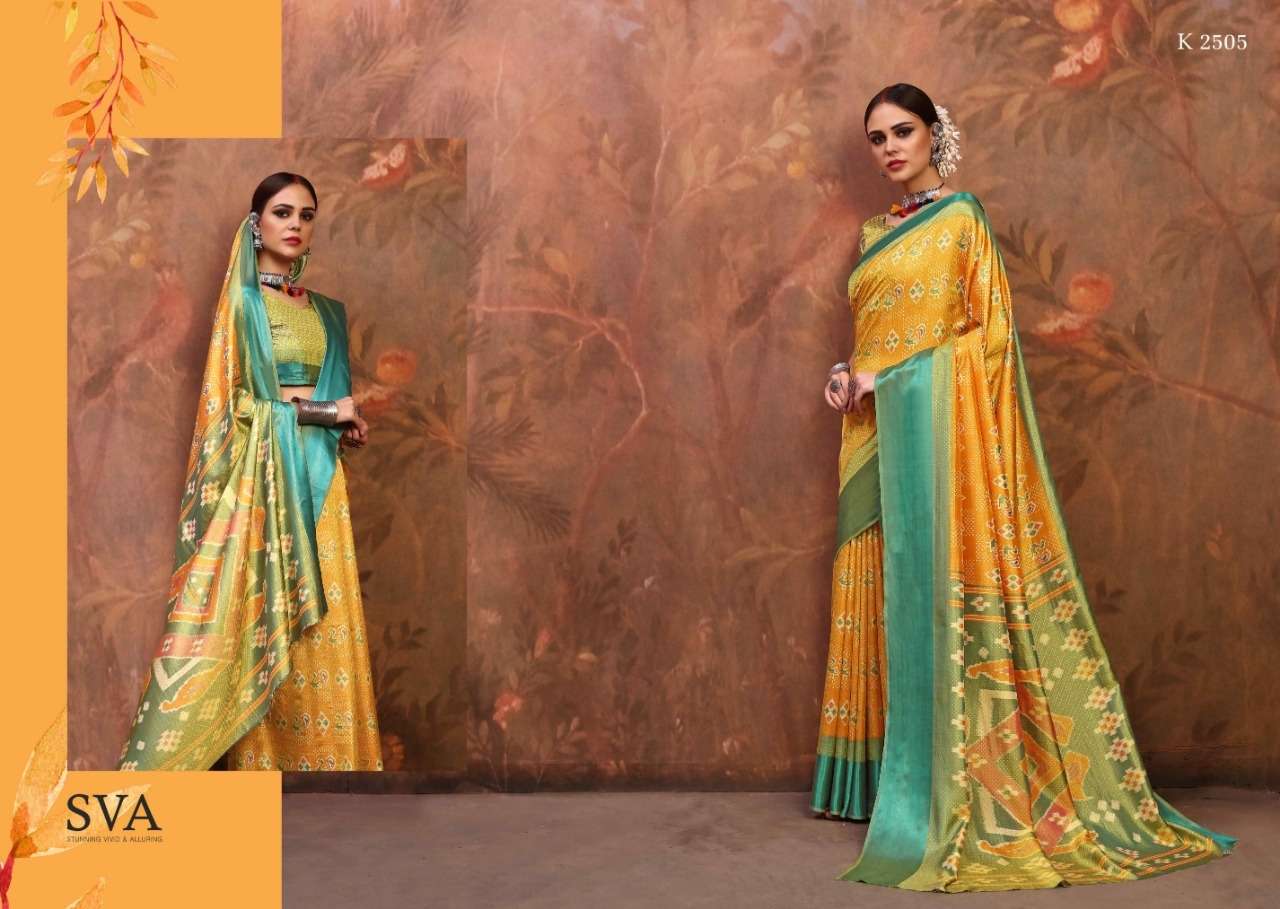 SHEHNAIYA VOL-2 BY SVA 2501 TO 2510 SERIES INDIAN TRADITIONAL WEAR COLLECTION BEAUTIFUL STYLISH FANCY COLORFUL PARTY WEAR & OCCASIONAL WEAR TWO TONE SILK WEAVING SAREES AT WHOLESALE PRICE