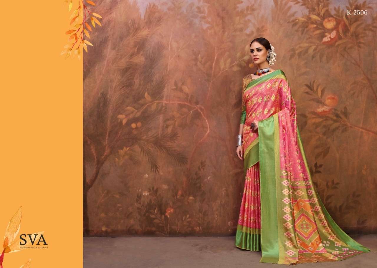 SHEHNAIYA VOL-2 BY SVA 2501 TO 2510 SERIES INDIAN TRADITIONAL WEAR COLLECTION BEAUTIFUL STYLISH FANCY COLORFUL PARTY WEAR & OCCASIONAL WEAR TWO TONE SILK WEAVING SAREES AT WHOLESALE PRICE