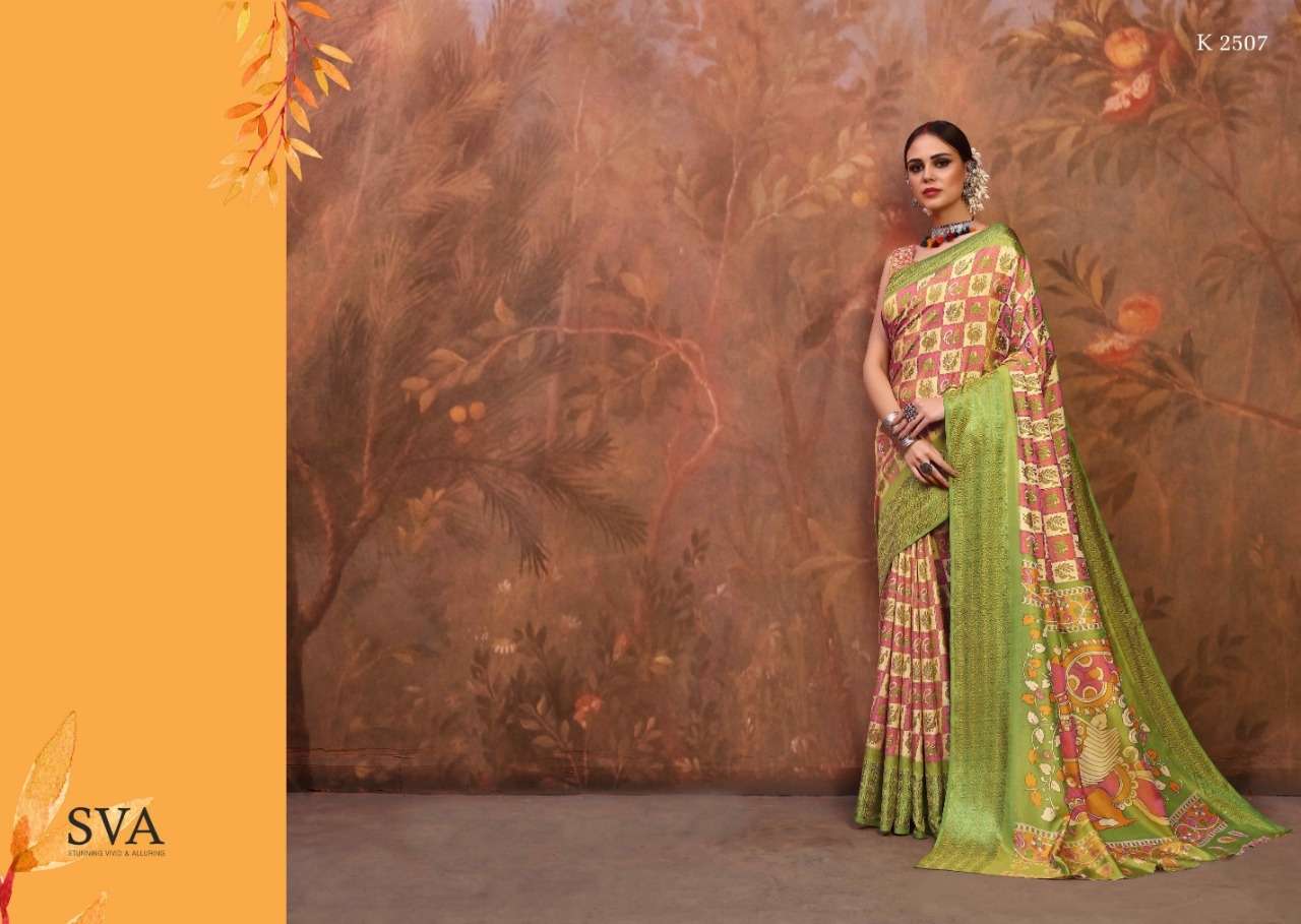 SHEHNAIYA VOL-2 BY SVA 2501 TO 2510 SERIES INDIAN TRADITIONAL WEAR COLLECTION BEAUTIFUL STYLISH FANCY COLORFUL PARTY WEAR & OCCASIONAL WEAR TWO TONE SILK WEAVING SAREES AT WHOLESALE PRICE